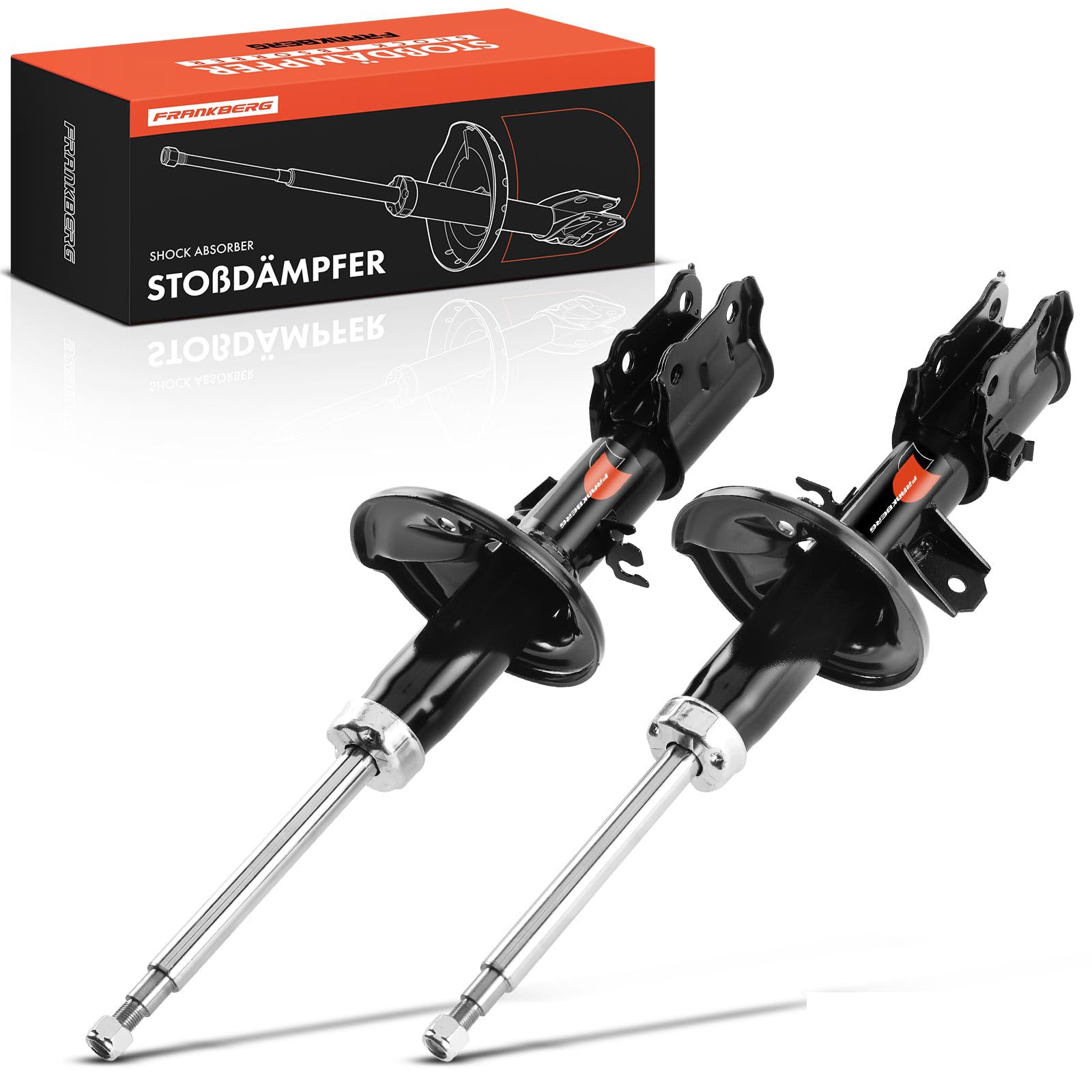 Frankberg 2 amortiguadores delanteros de 502 mm de presión de gas | 546501C300; Compatible con: Getz TB