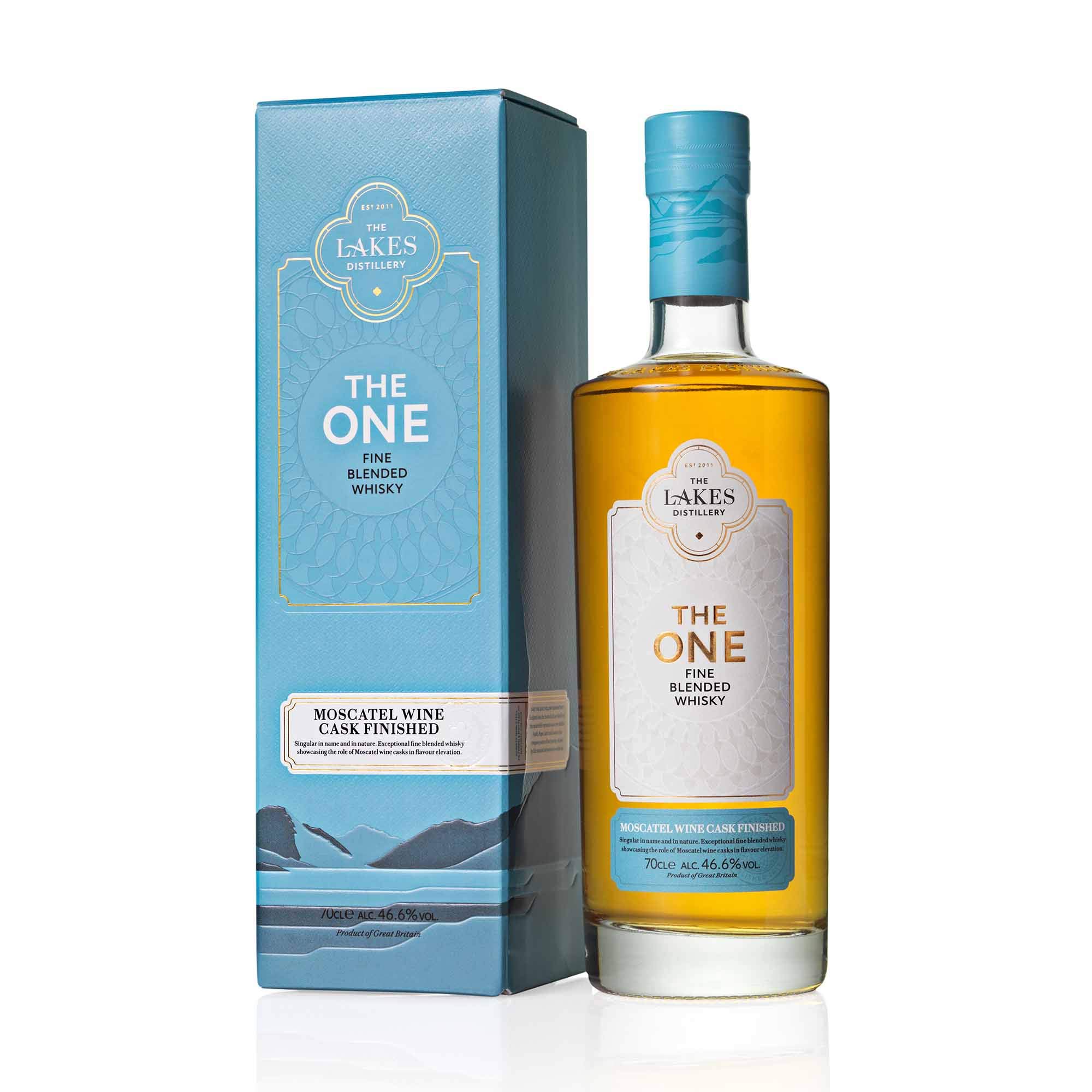 The One Fine Blended Whisky - Moscatel Cask Finished from The Lakes Distillery (46.6% ABV, 70cl)