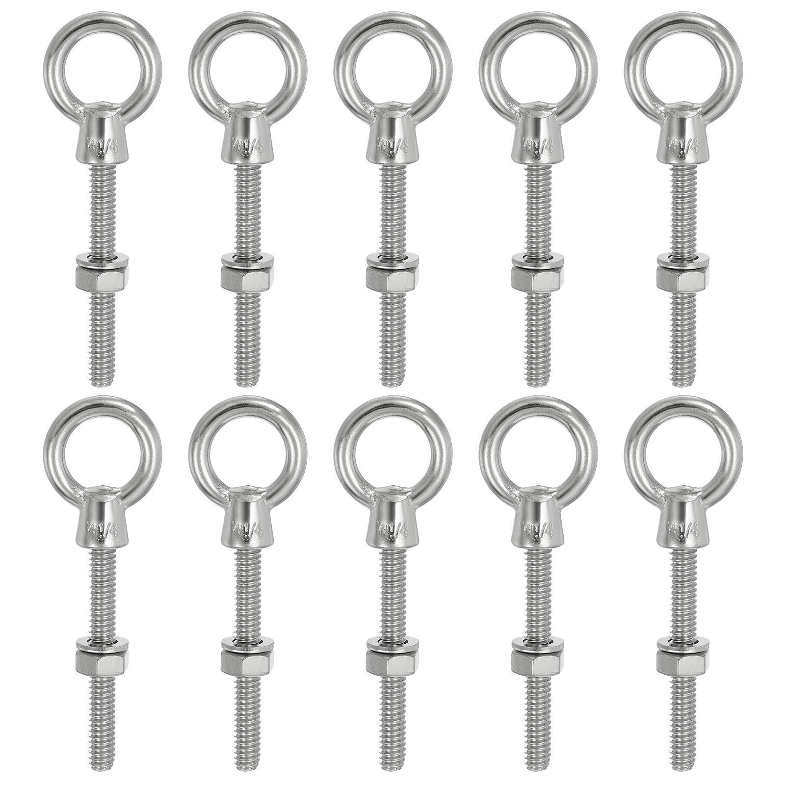 PATIKIL Lifting Eye Bolts UNC1/4"-20