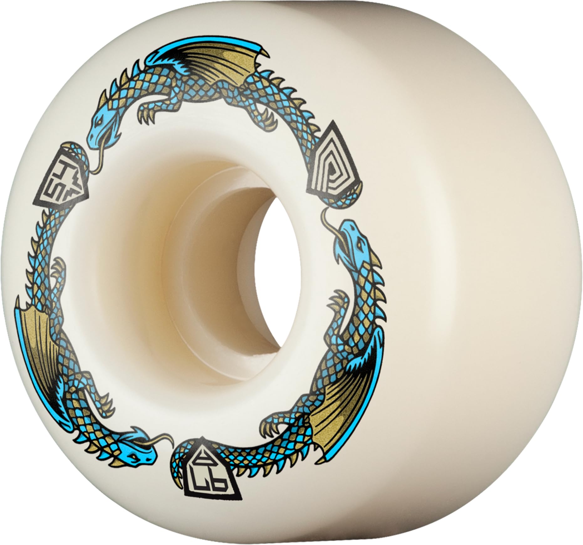 Powell Peralta Dragon Formula Skateboard Wheels 97A, Radial V4, 54mm x 34mm