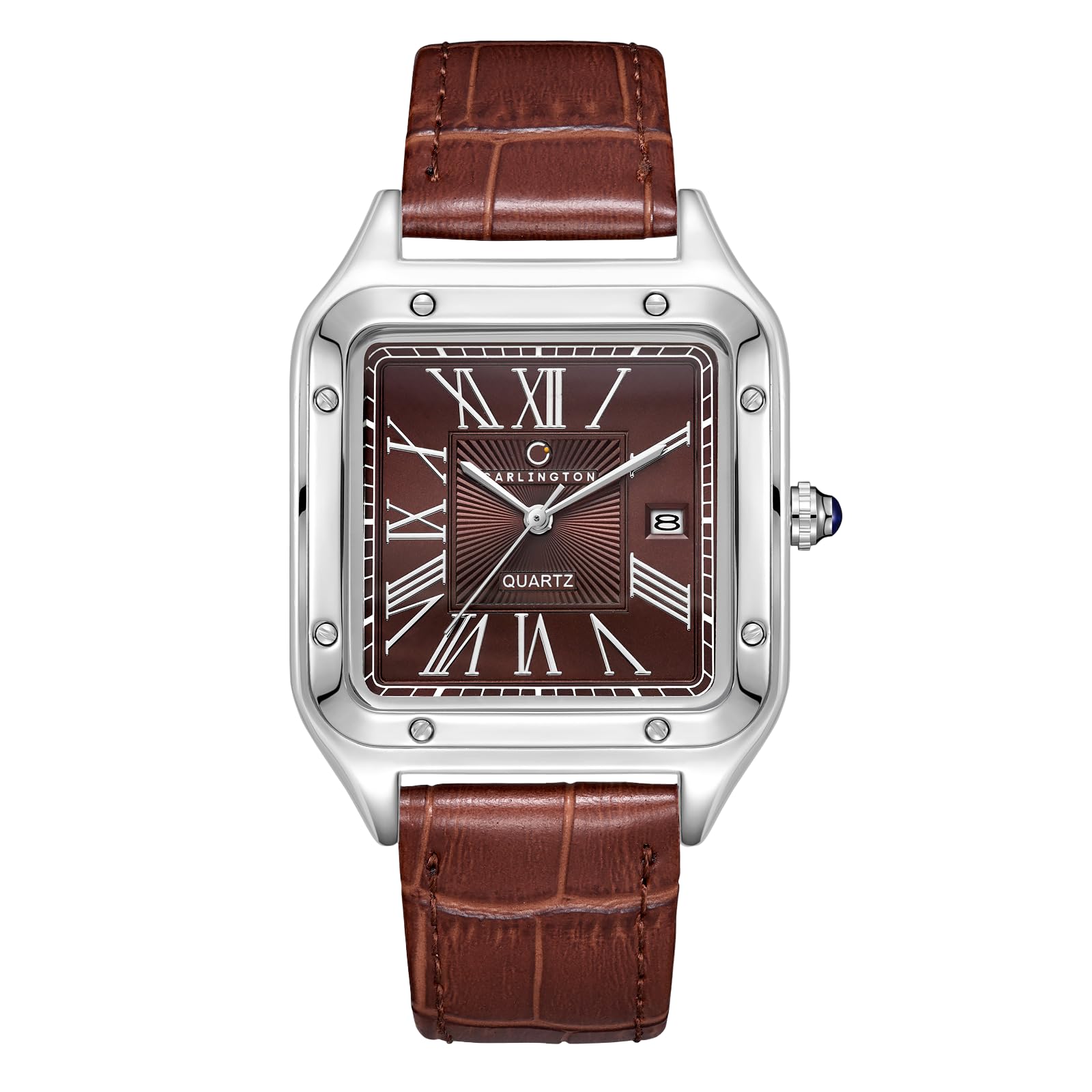 Meridian Series Analog Men Wrist Watches with Premium Leather Belt Strap & Date Display |Fashion Watches for Gents | CT - 4050-image-15