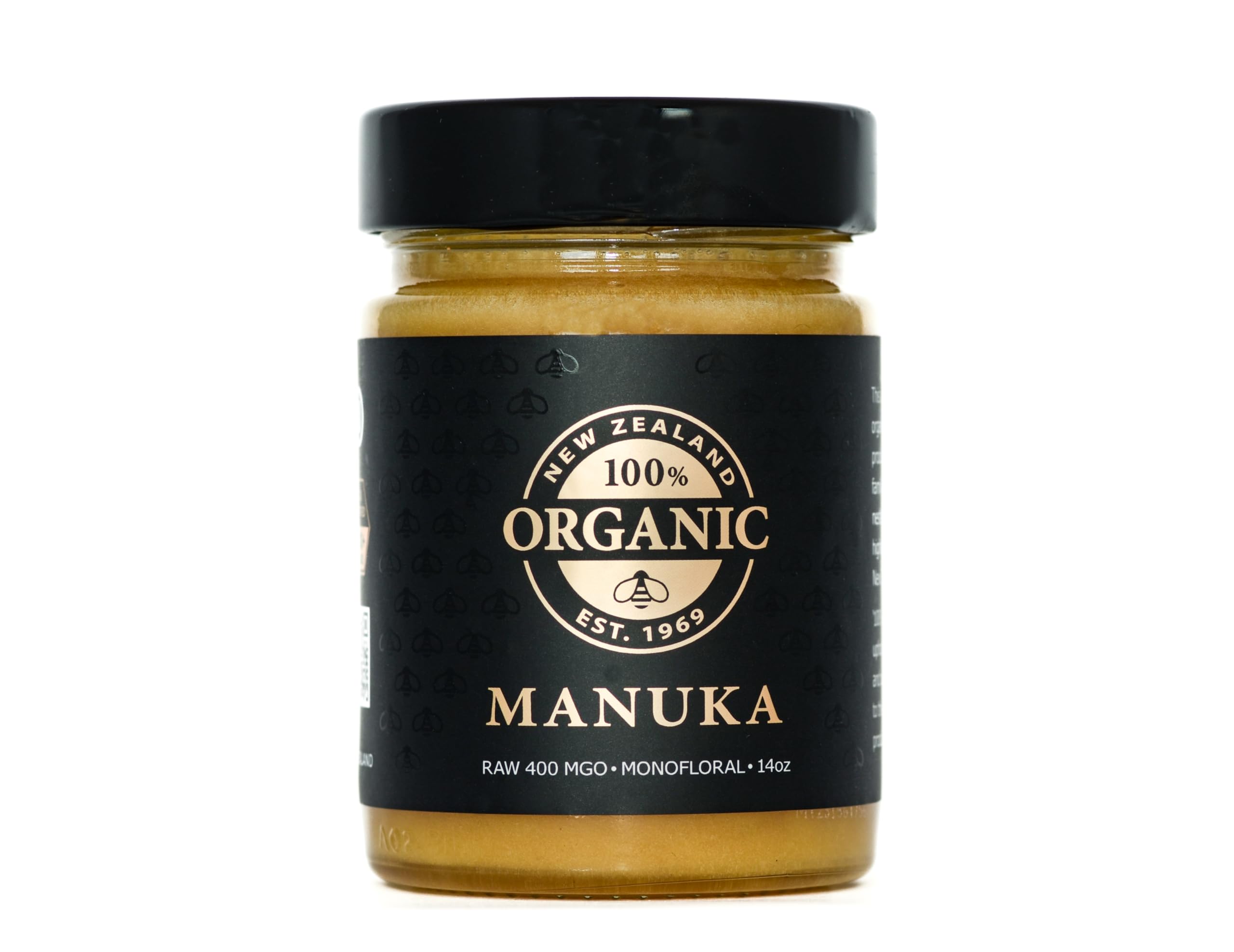 honey, Raw Manuka Honey 400mgo 14oz glass jar, Hive to Hand, Superfood, independently certified, Non-GMO