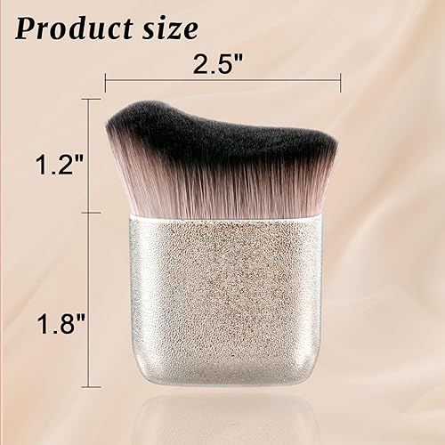 Miniatura 33 de UNIMEIX Brocha autobronceadora para protección solar, brocha de maquillaje corporal, aplicador de mezcla Kabuki, cepillo de belleza para dorado