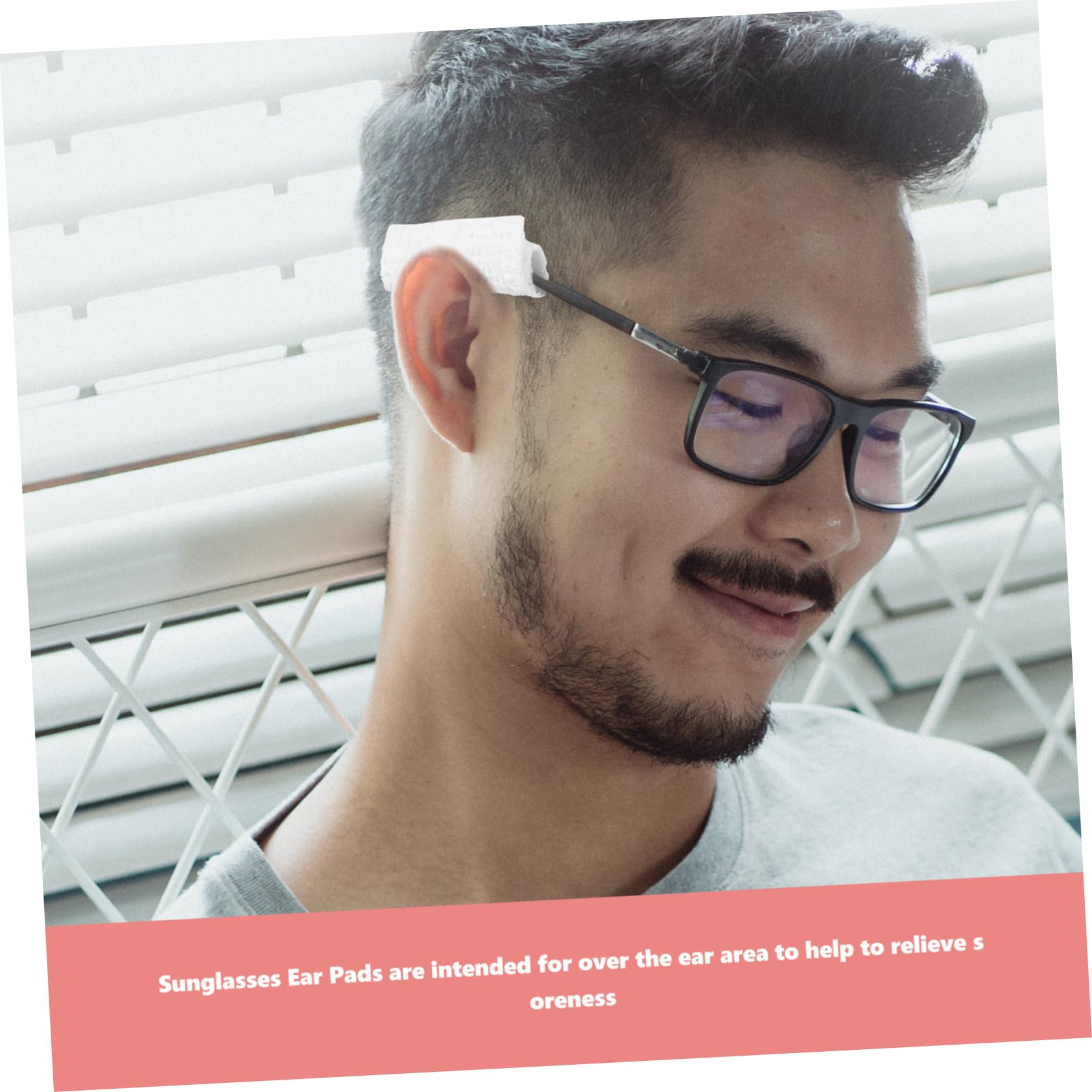 PartyKindom 40pièces Coussinets Antidérapants Pour Lunettes De Soleil Lot De Confort Optimal Pour Éviter Inconfort Compatibles Avec Divers Modèles Matériau Lavable Et Réutilisable Pour