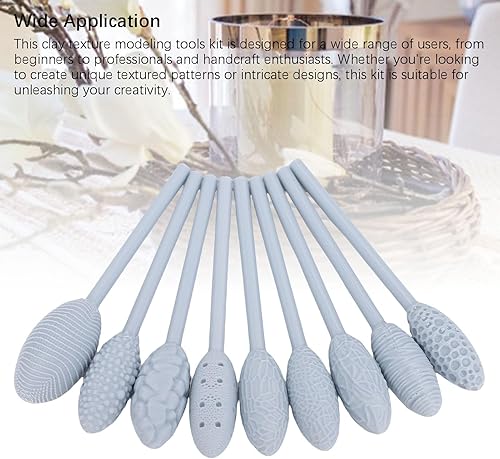 Miniatura 2 de Pssopp Pottery Modeling Tools, Professional Handle Clay Art Sculpting Set Handcraft Clay Tools for Artists Beginners Handcraft