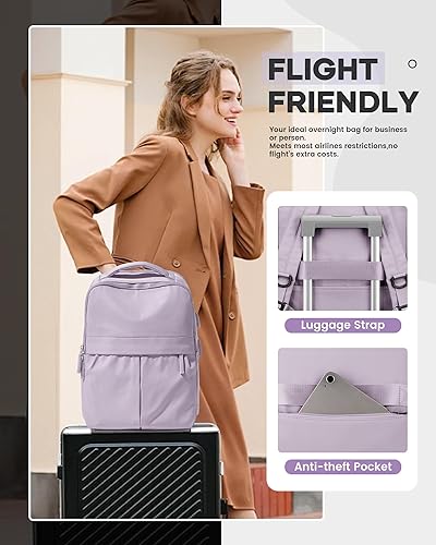 Miniatura 5 de wepadre Mochila de viaje para laptop, Púrpura, Moderno