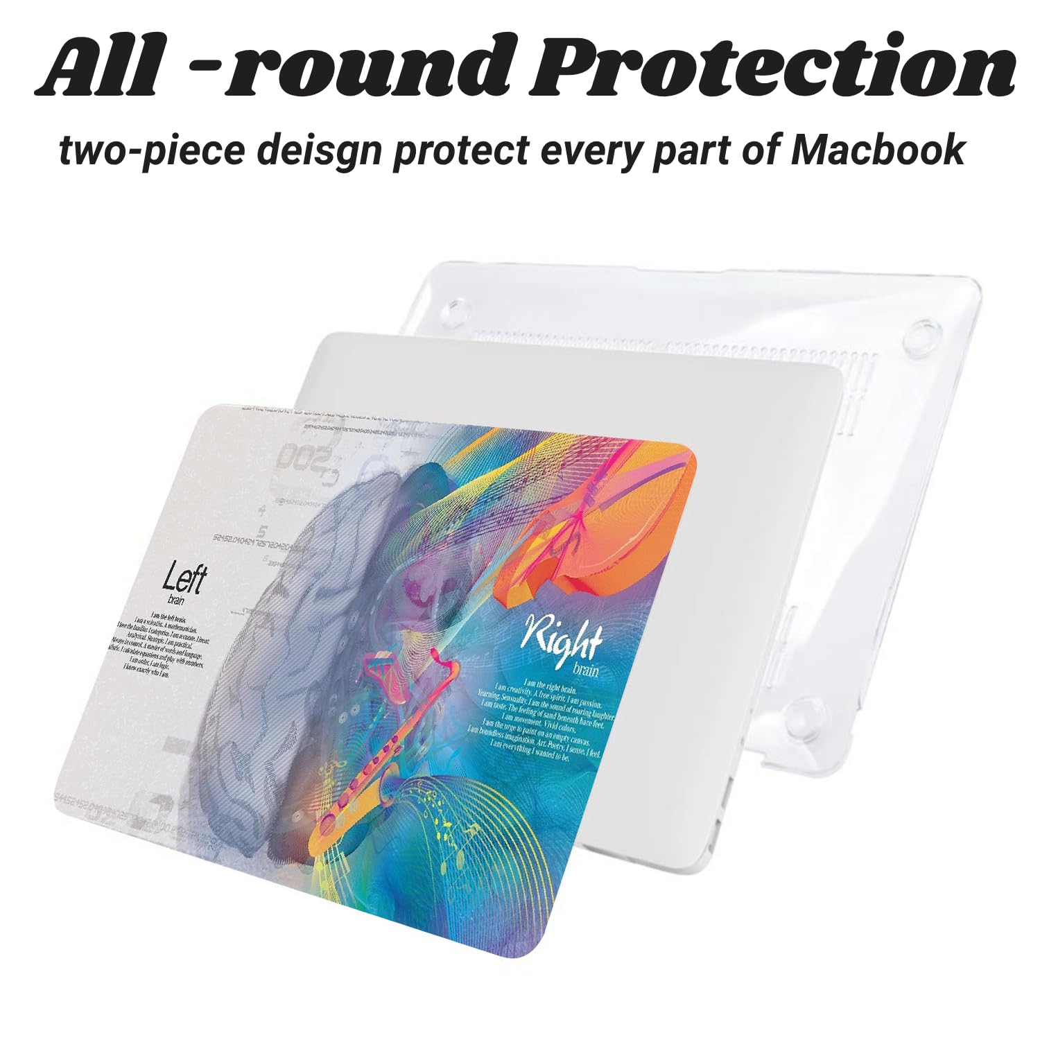 Copertura Compatibile con MacBook Pro 15 Pollici 2019 2018 2017 2016 Modello A1990 A1707 con Touch Bar Touch ID, Protettiva Custodia Rigida in Plastica Cover Case, Idee