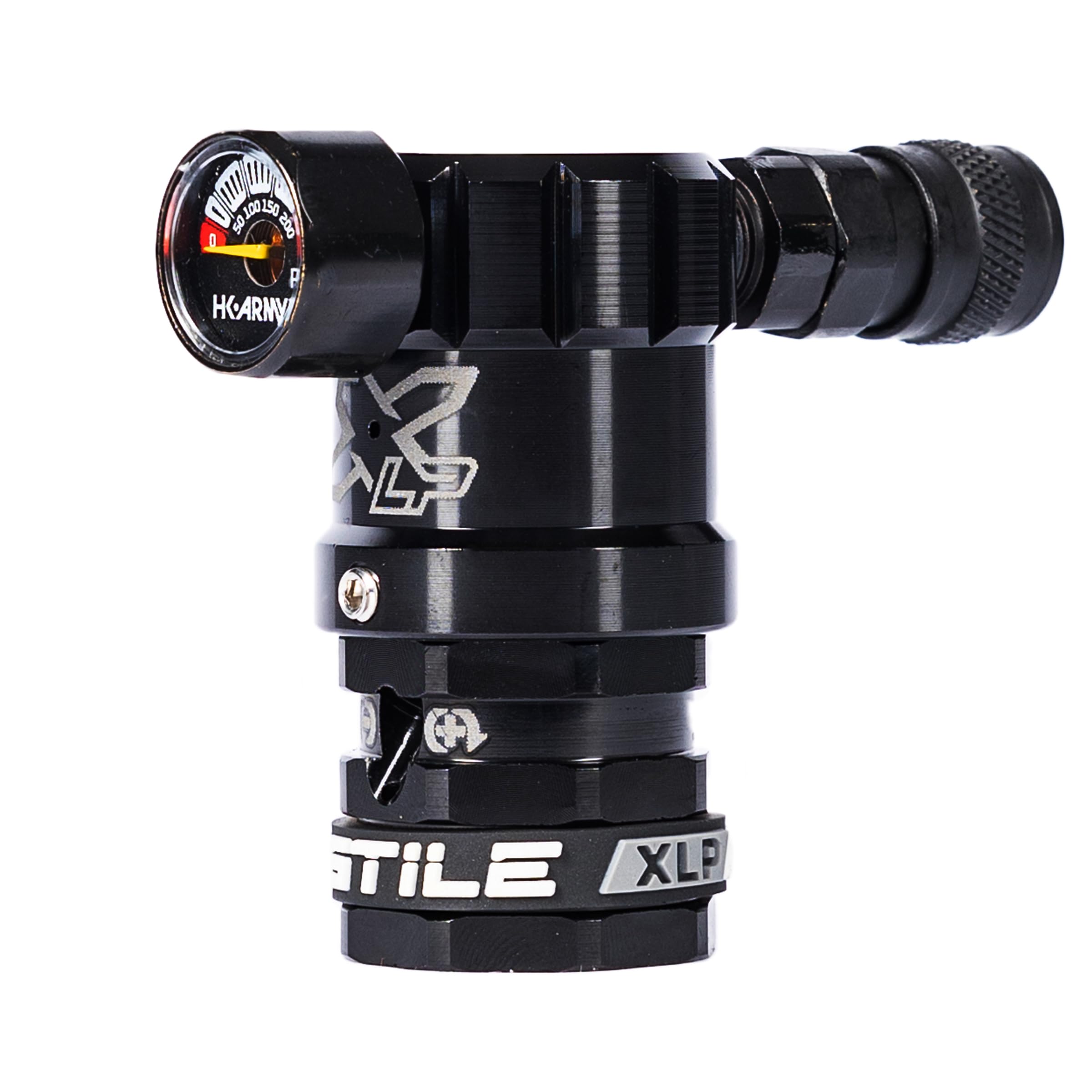 HK Army Hostile Airsoft XLP HPA Regler Seitenanschluss für Drucklufttanks