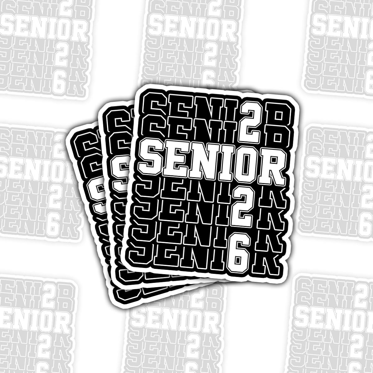 Photo 1 of (3pcs) Senior Class of 2026 Graduation Sticker – Inspirational Class of 2026 Quote Vinyl Decal Waterproof for Laptop, Water Bottle, Car, Tumbler (Style 18, 3 Inches)