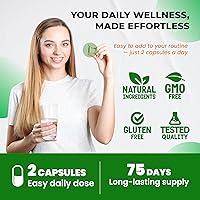 Vista 6 de Tripple Complejo de magnesio, con malato de magnesio, glicinato, citrato - Suplemento de magnesio de alta absorción para calidad del sueño