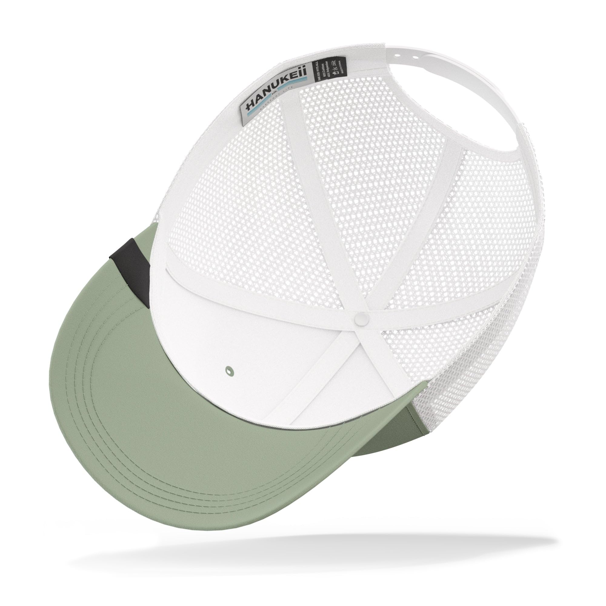Hanukeii Gorra Trucker Hombre y Mujer Koala Truck Green/White. Gorras Beisbol, Diseño Transpirable y Ligero, Look Deportivo y Casual en Cualquier Estación del Año