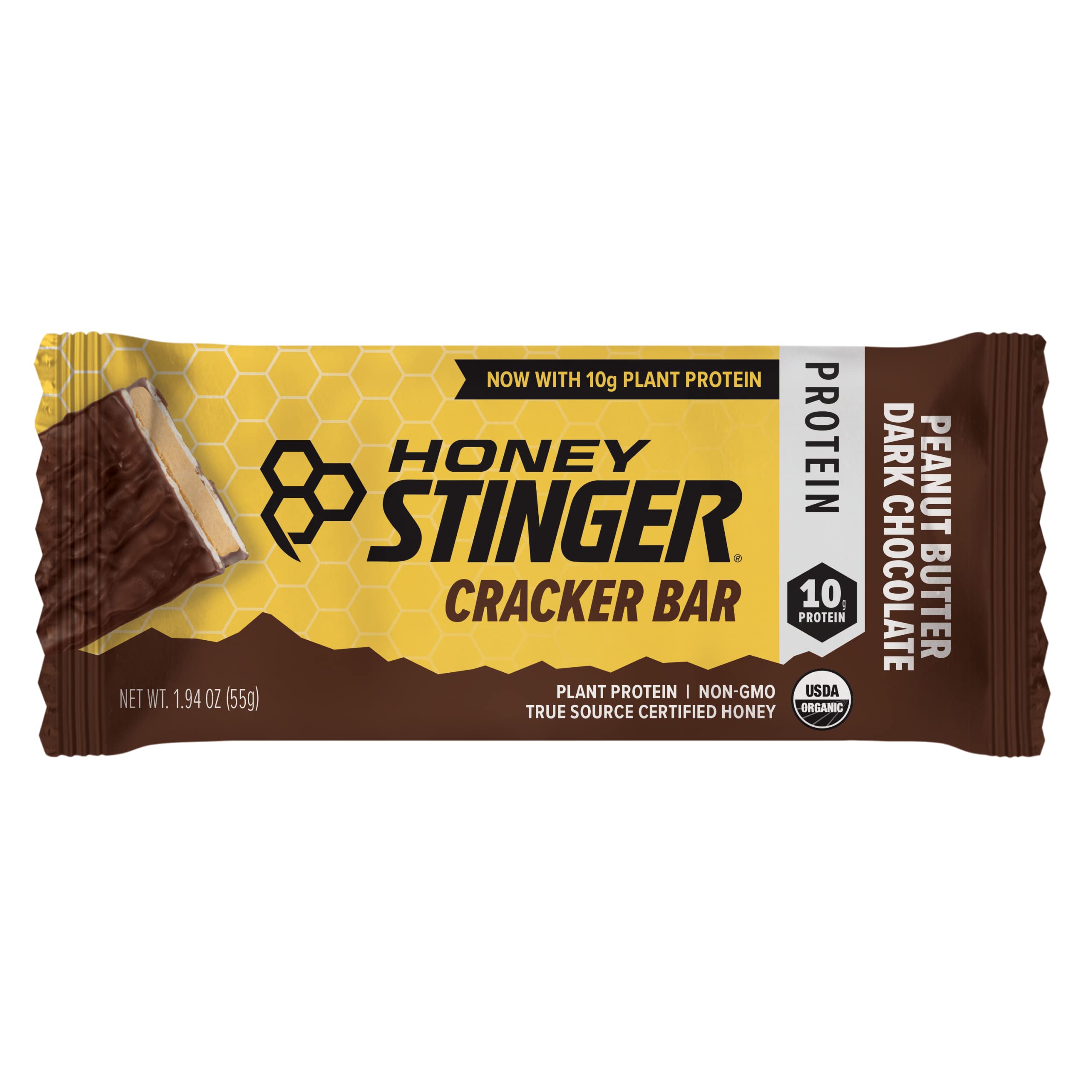Buy Honey Stinger Protein Cracker Bar Peanut Butter Dark Chocolate
