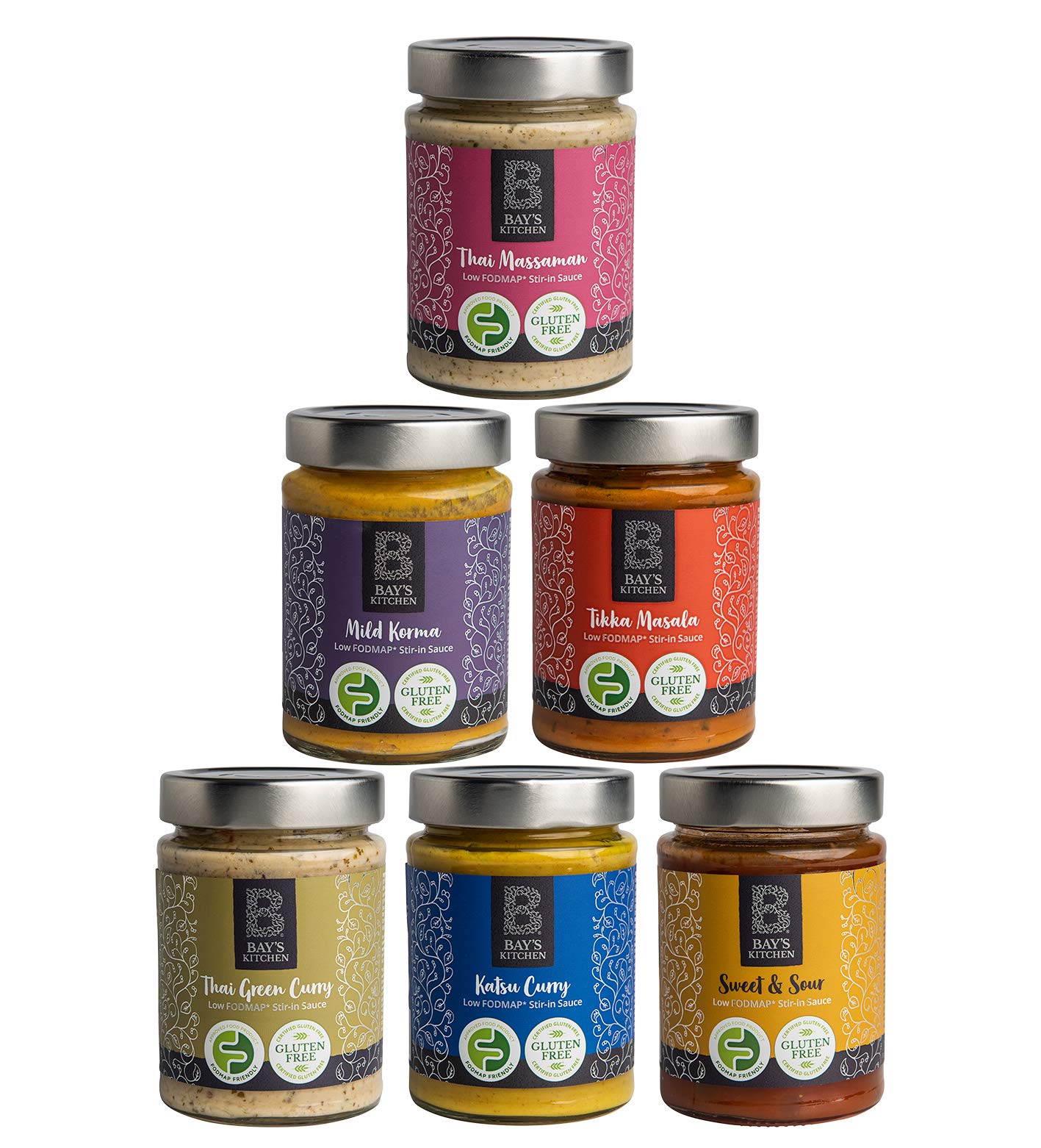 Buy Bay's Kitchen Takeaway Sauces Pack 6 Ready to Use Low FODMAP