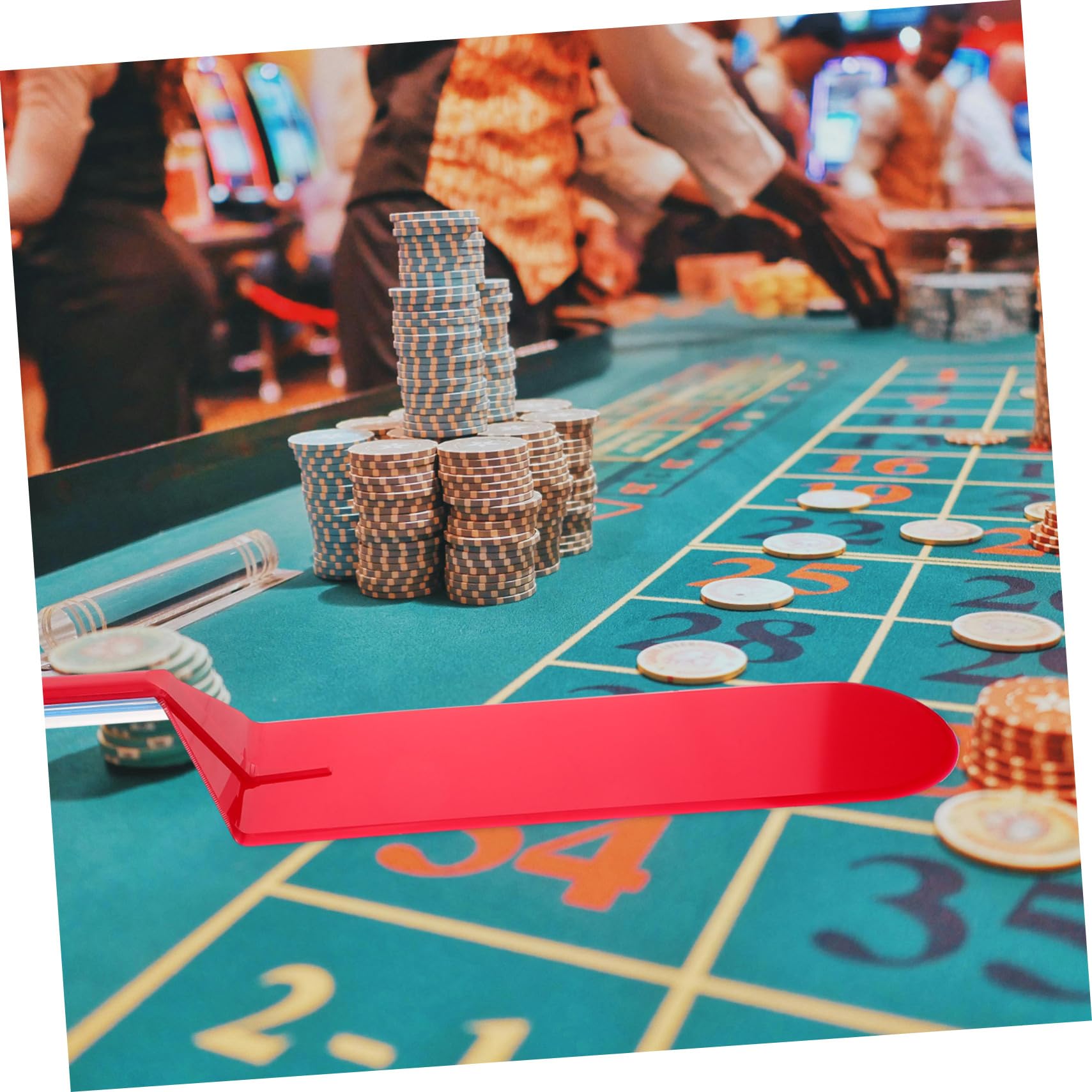 Toyvian 2pièces Pelle à Cartes Plastique Réutilisable pour Poker Outil De Distribution Pratique pour Jeux De Société Et Soirées Entre Accessoire De Concessionnaire Et Fiable