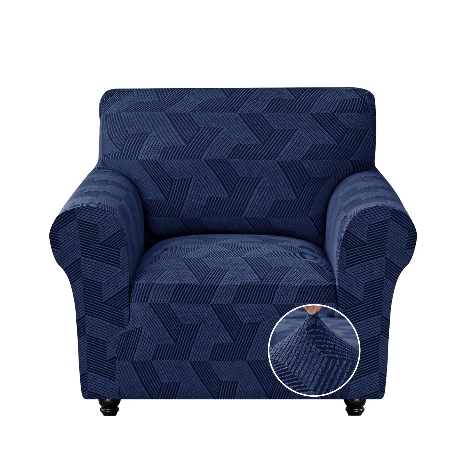 Housse de canapé extensible en jacquard géométrique XINEAGE
