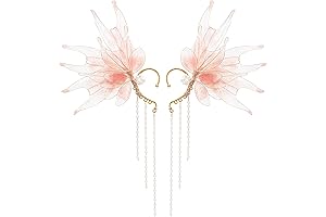 FRESHME Mermaid Pearl Accessory Elf Ear Cuffs Pin for Cosplay Costume