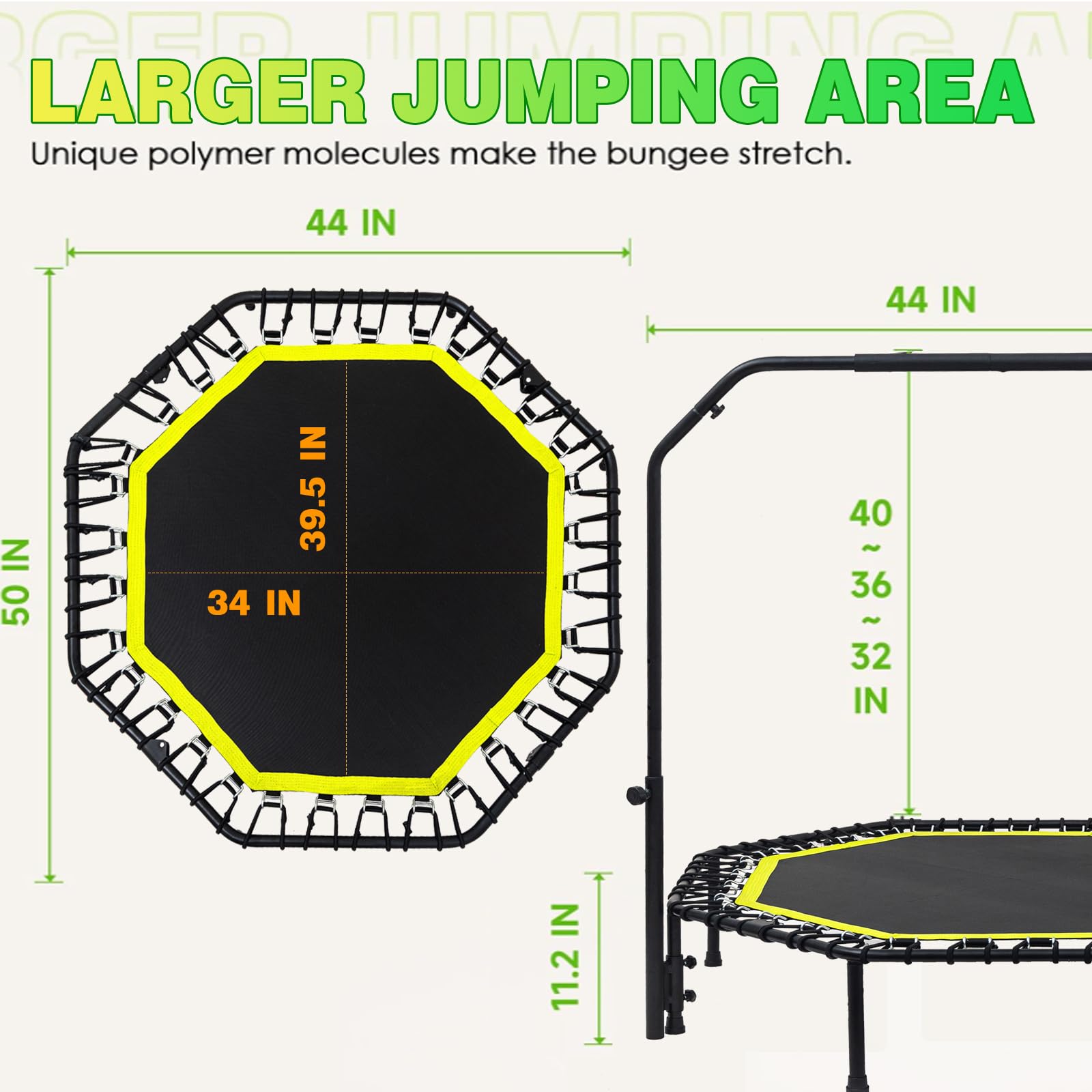 48 Mini trampolino pieghevole