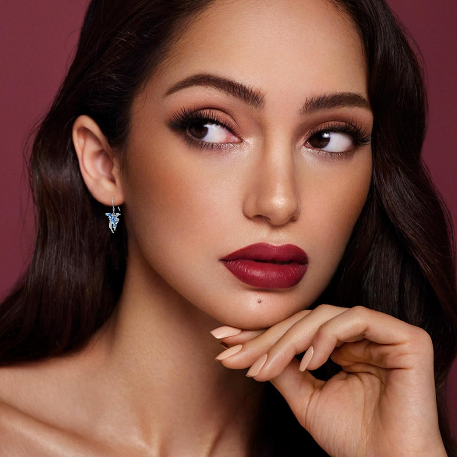 Phoenix Earrings Sterling Silver Phoenix Enamel Dangle Drop Earrings Phoenix Jewelry for Women Gifts - Image 7