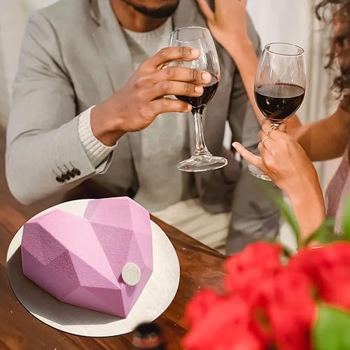 Miniatura 7 de WhiteRhino Juego de moldes de chocolate de silicona molde de corazón roto molde de bomba de cacao caliente de 26 pulgadas moldes redondos de Oreo