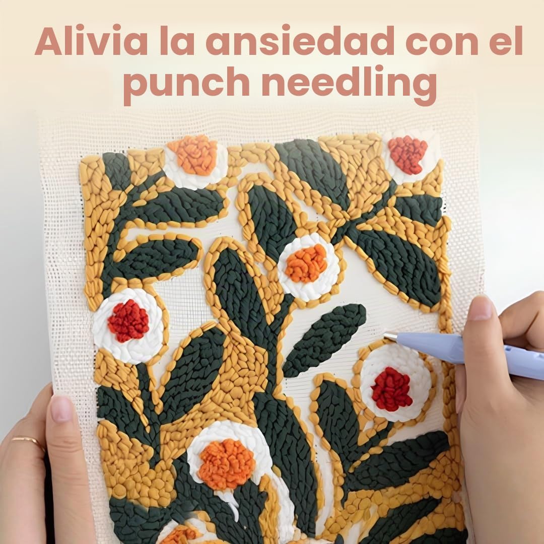 bergxperten embroom embroidery stitch book libro de bordado con kit de herramientas puntos de bordado manual guía paso a paso para principiantes y aficionados incluye aguja hilo tijeras tejido DIY