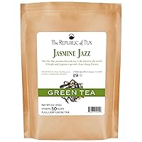 Vista 8 de The Republic Of Tea Jasmine Jazz Green - Té de hoja completa (0,10 ml/50-60 tazas)