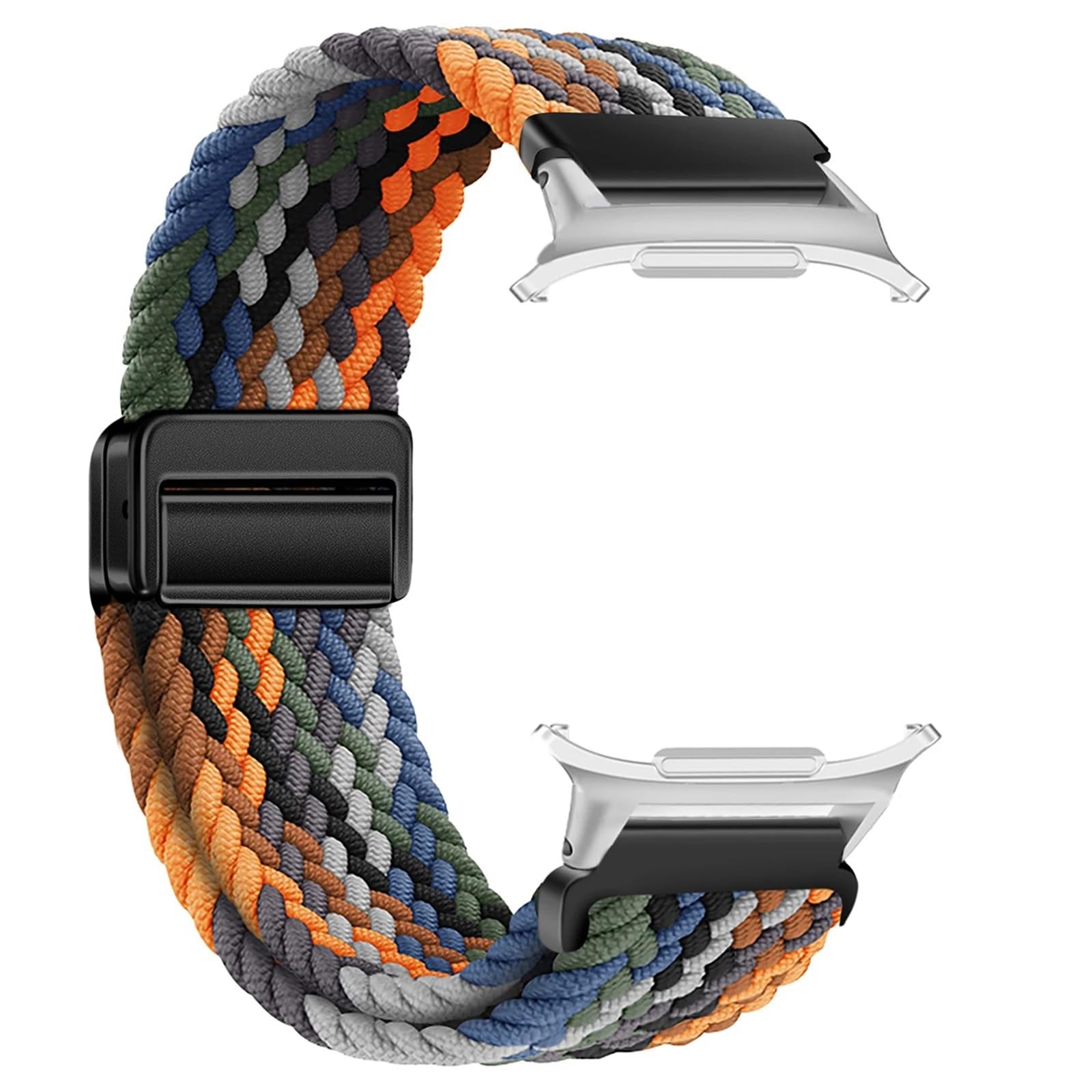JDIME Cinturino Per Galaxy Watch Ultra Strap 47mm Accessori Bracciale sportivo intrecciato in nylon magnetico Correa Galaxy Watch 7 Ultra Band