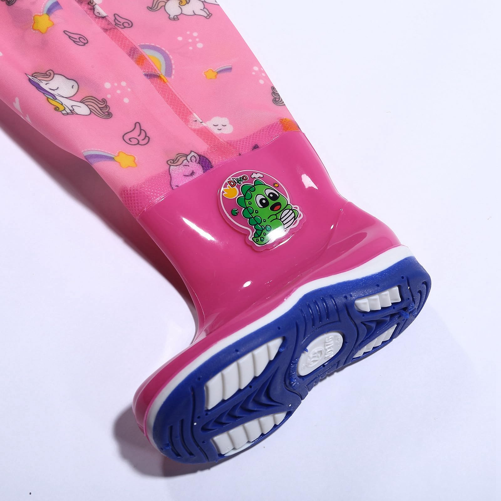 Trampolieri per bambini a forma di animale dei cartoni animati, Trampolieri da pesca per giovani per bambini piccoli, Trampolieri per caccia e pesca a prova di acqua con stivali per ragazze/A