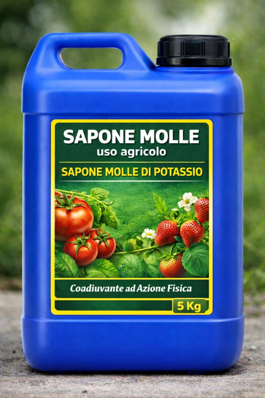 NATURII Sapone Molle di Potassio 5 kg concentrato da diluire Uso Agricolo Azione Fisica uso Fogliare Orto, Frutteto e Piante Ornamentali insetti funghi