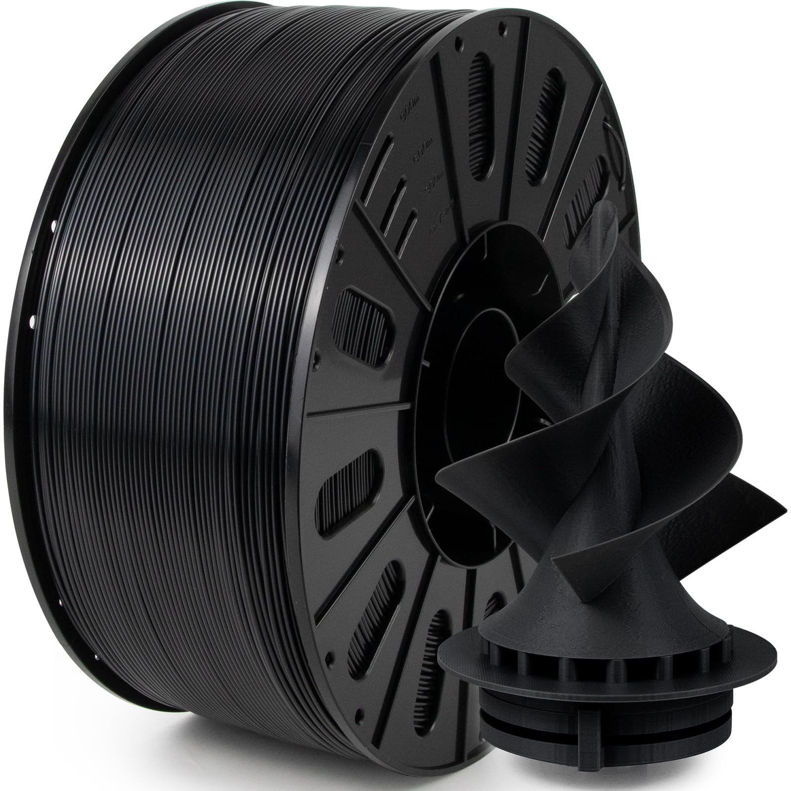 iSANMATE Czarny filament ASA 1,75 mm, odporny na działanie promieni UV, odporny na warunki atmosferyczne filament do drukarki 3D, do użytku na zewnątrz, dokładność pomiaru +/- 0,02 mm, 1 kg szpula