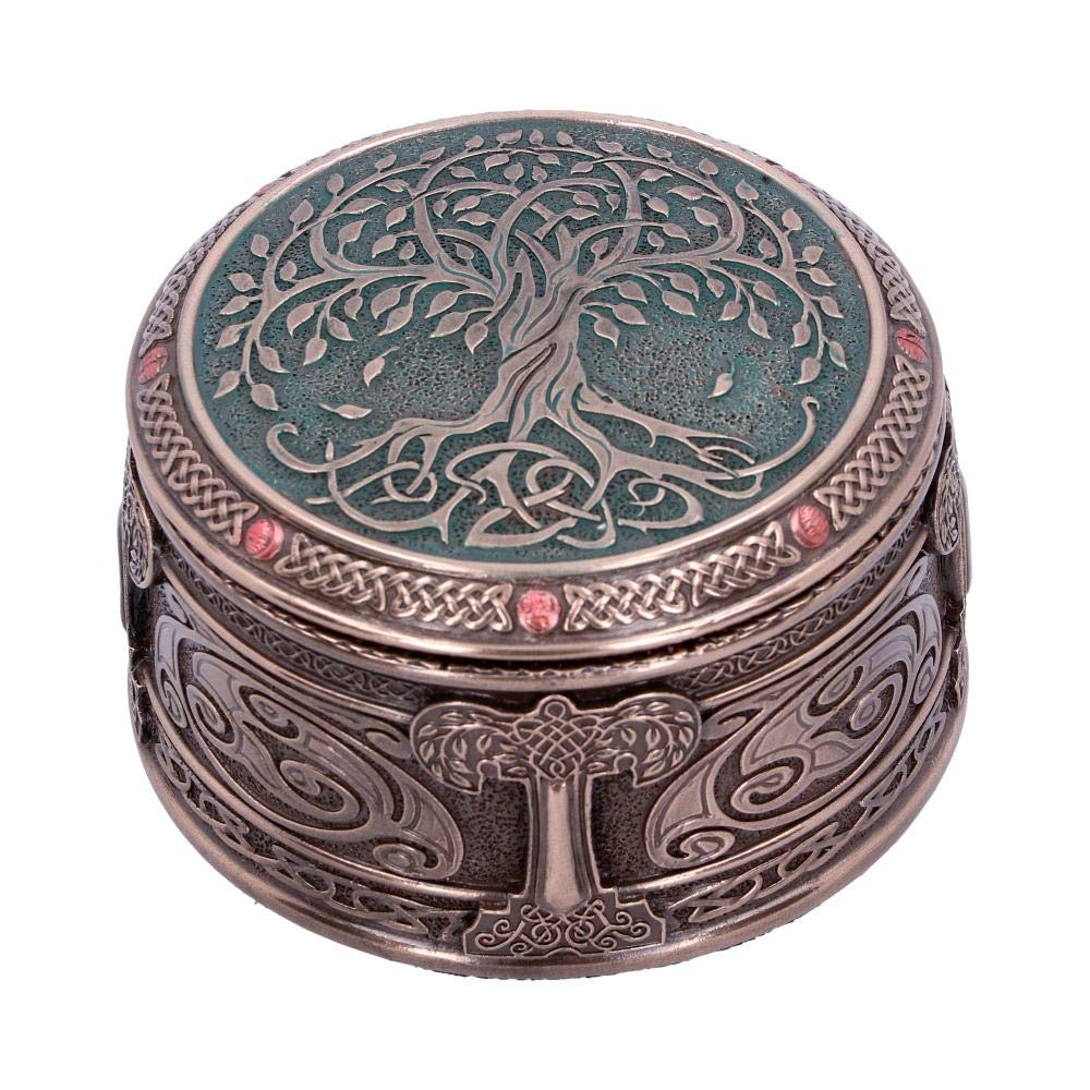 Nemesis NowTree of Life Box 10cm, Resin, Bronze, One Size