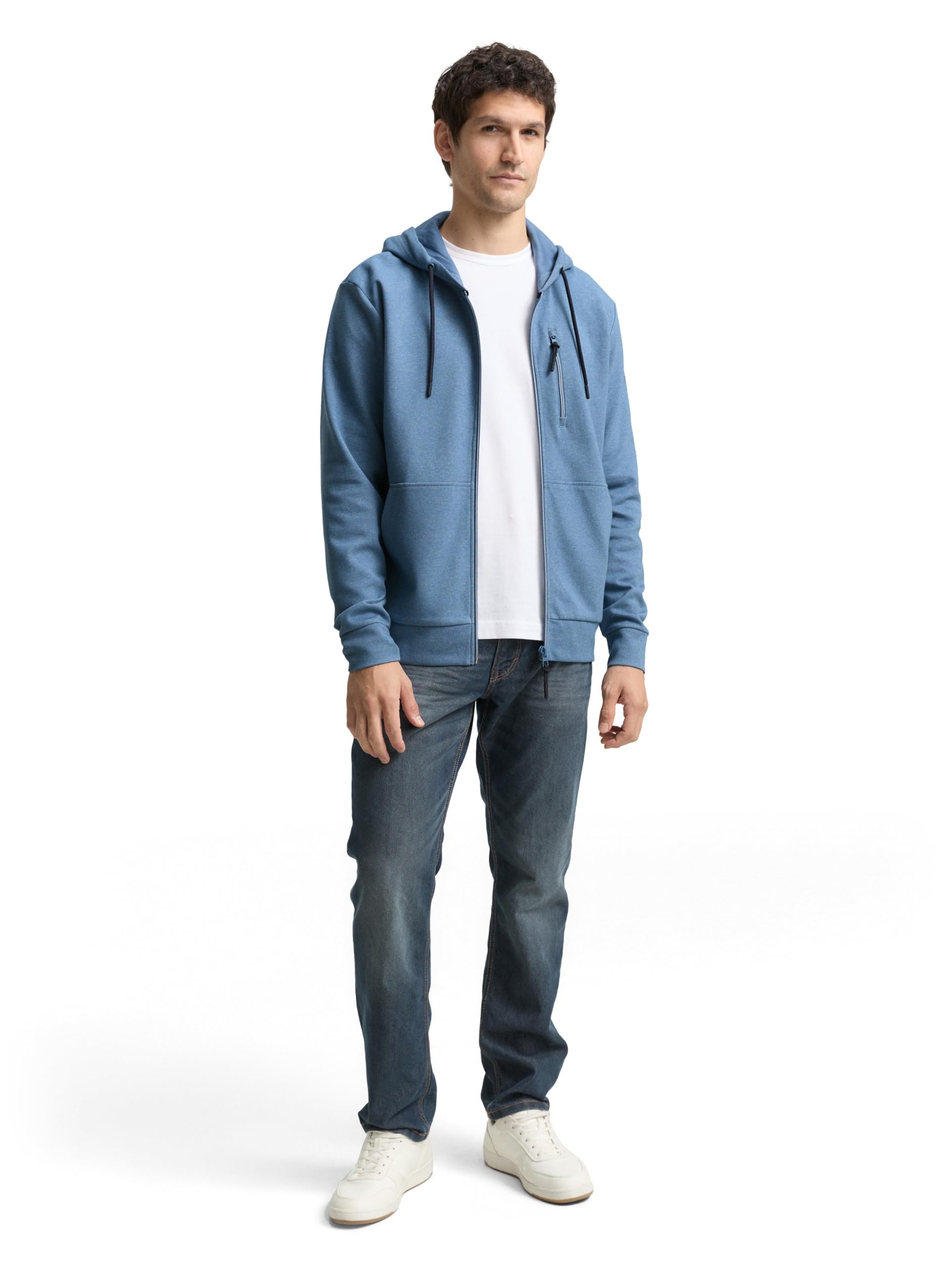 TOM TAILOR Herren 1048637 Hoodie Sweatjacke