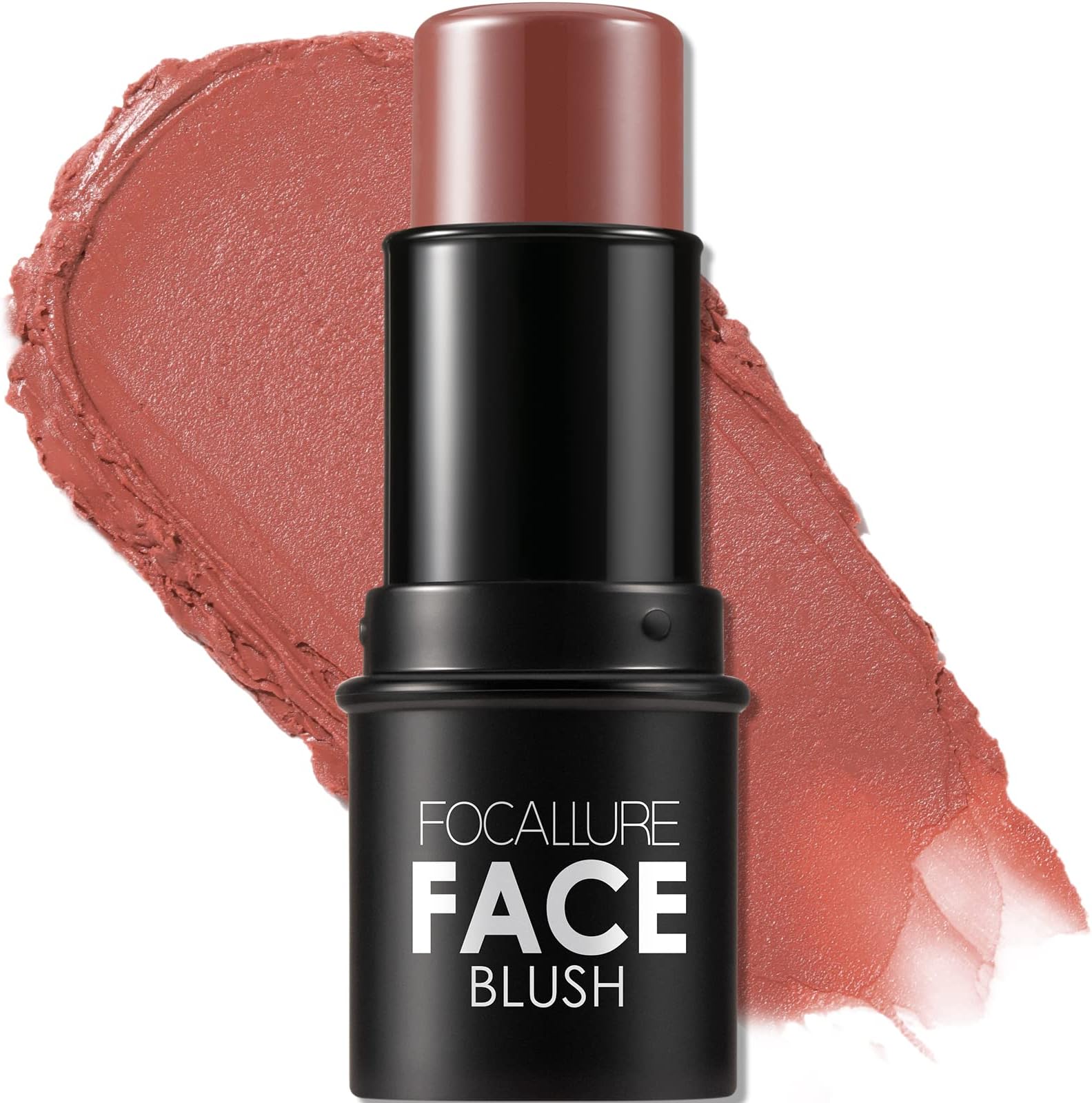 - Cream Blush Makeup,Buildable Blush Stick for Cheeks,Matte and Dewy Finish,Long Wearing,Easy Application,Lightweight Multi Stick,BURNING CLAY