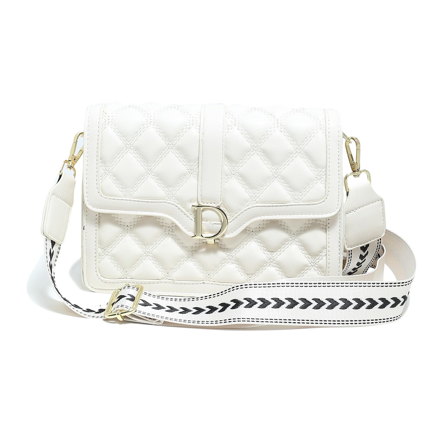 Devor Gray Royal Quilted Sling Bag Trendy Sling Bag | Women Crossbody Sling Bag | Designer Sling Bag | Quilted Sling Bag | Broad Strap Sling Bag (B0D8TLPTNF) Amazon Price History, Amazon Price Tracker