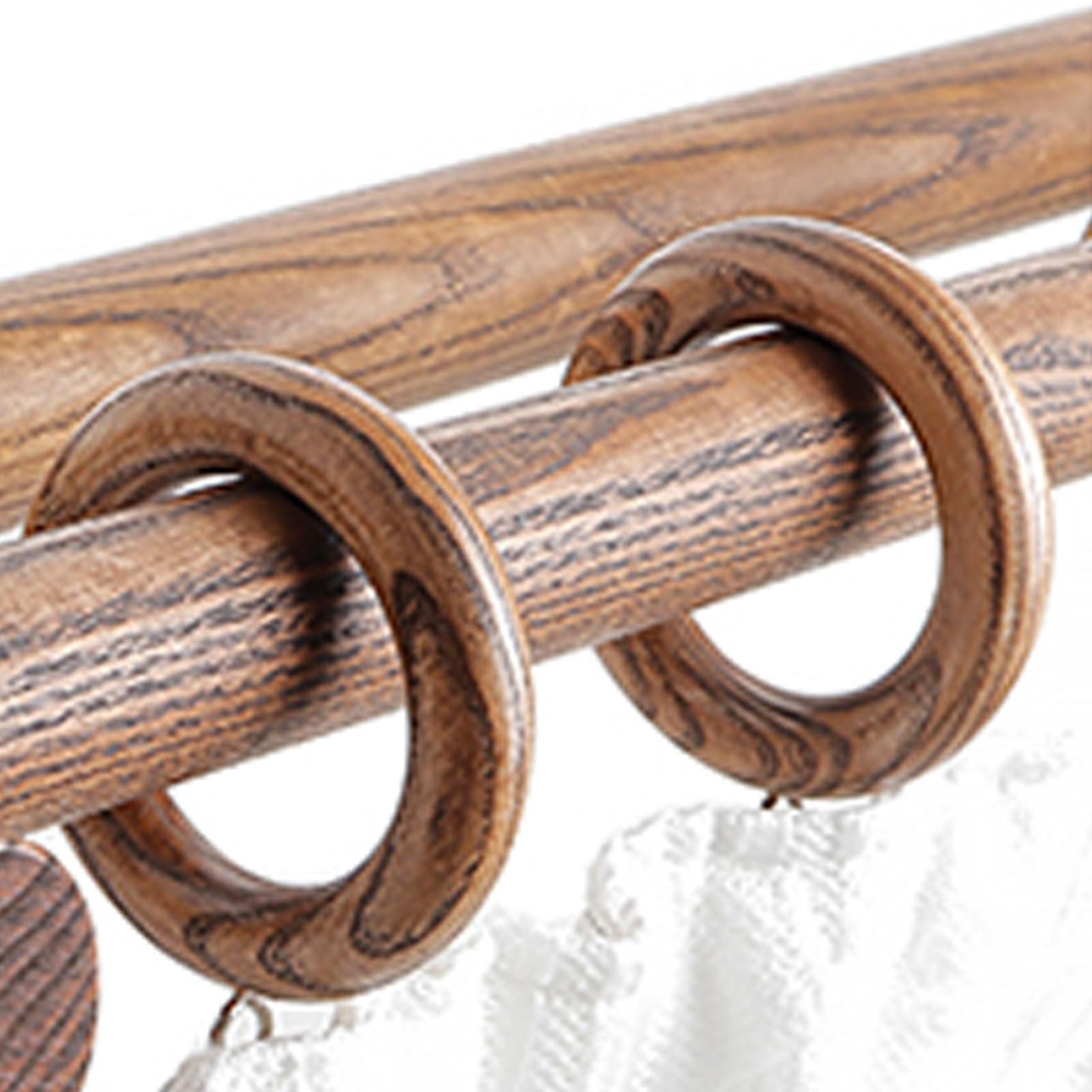 Barras Cortinas Techo KAMANINA Barra De Cortina Extra Larga De 1 Pulgada De 140 Barra De Madera Para Cortinas