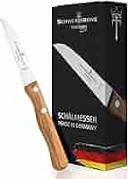 Set Di 2 Pelaverdure Solingen - Con Impugnatura A Forma Di Asparago, Lama Girevole, Per Frutta E Verdura - Foto 6