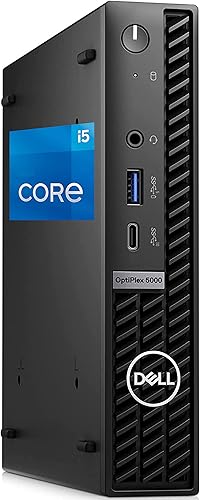 Dell OptiPlex 5000 Micro Desktop Computer, Intel Core i5-12500T Upto 4.4GHz - 16