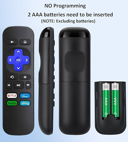 Miniatura 9 de Paquete de 2 controles remotos reemplazados solo para Roku Box, AieSHOP Remote Control Roku 1234, HD, LT, XS, XD, para Roku Express+, Premiere+ (no