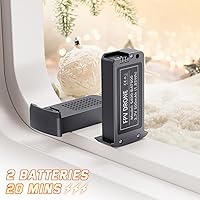 Vista 8 de Dron plegable con cámara para niños principiantes – Juguetes de helicóptero de control remoto, regalos para niños y niñas, 1080P HD FPV RC Drones