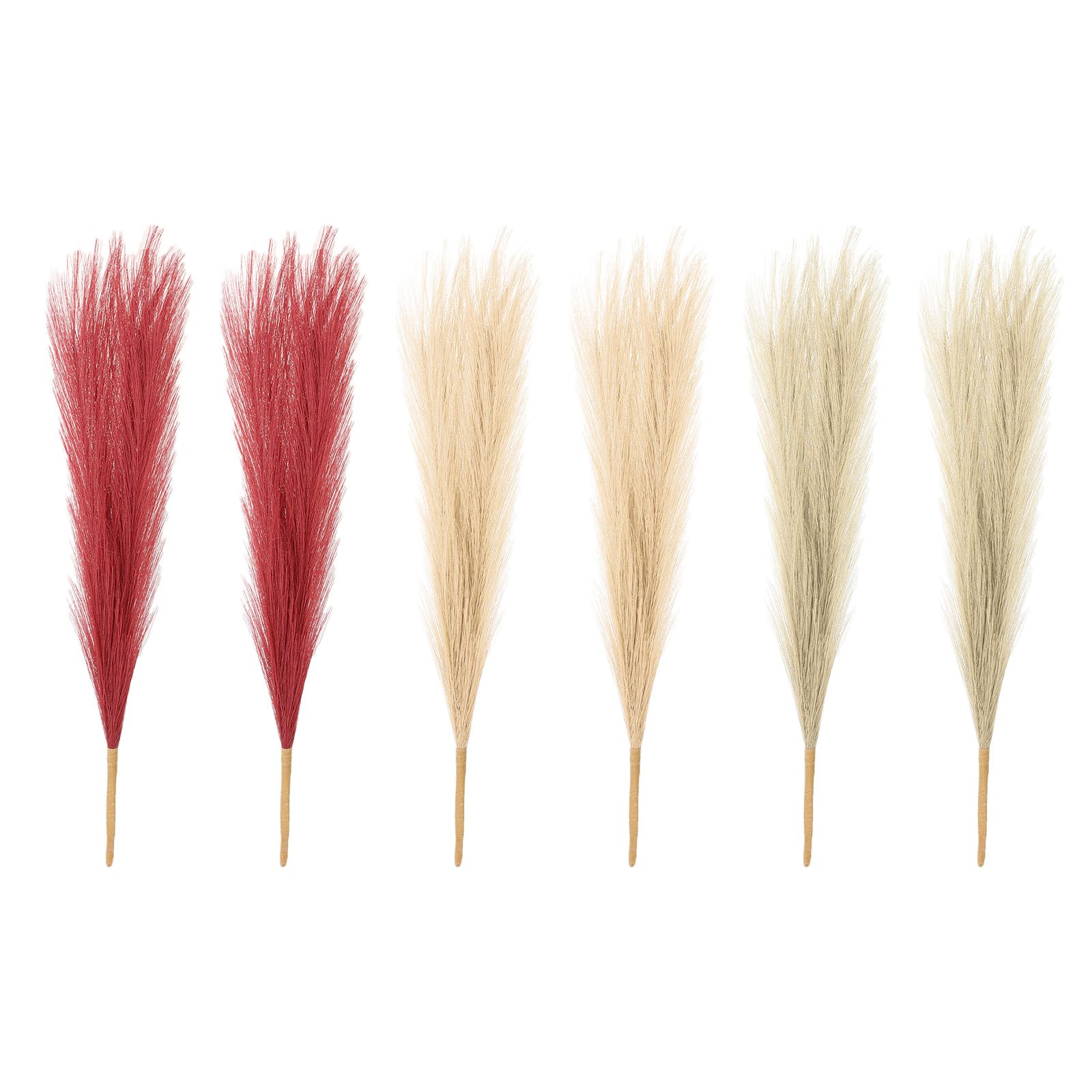 PATIKIL 17 Inch Faux Pampas Grass