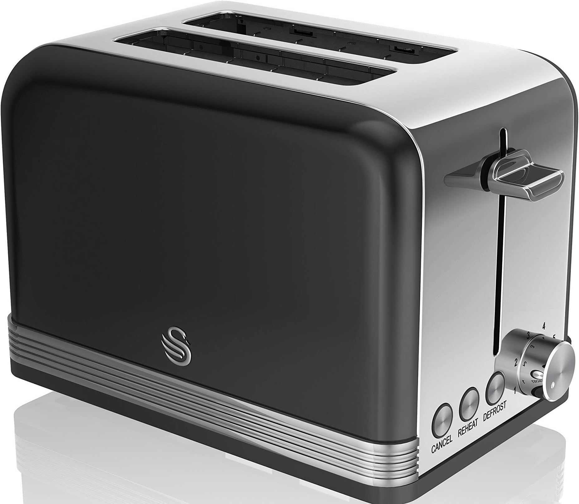 Brentwood Appliances CoolTouch 2Slice Retro Toaster with