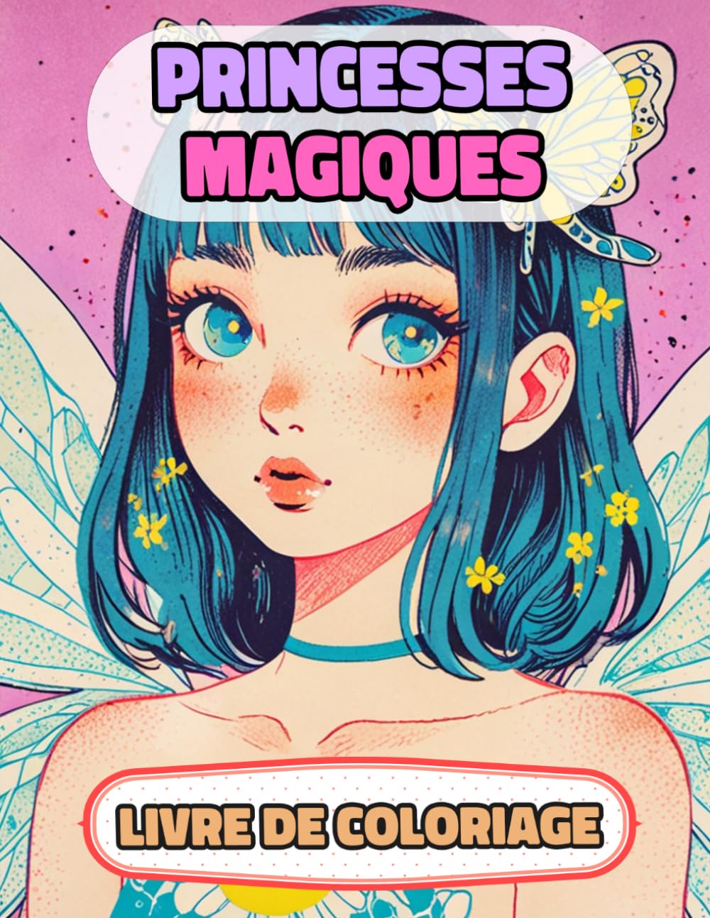 Princesses Magiques Livre De Coloriage: Pages A Colorier De Reines Fantastiques Palais Enchantée Femme Royale Mythique Impératrice Fille Elfe Contes ... Relaxation | Pour Enfant Adulte Ado Senior
