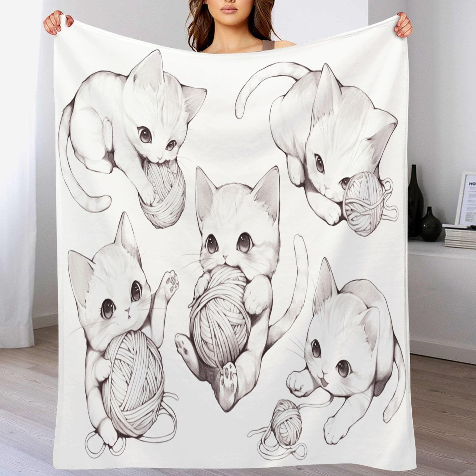 Couverture en polaire flanelle douce pour des moments cocooning en famille
