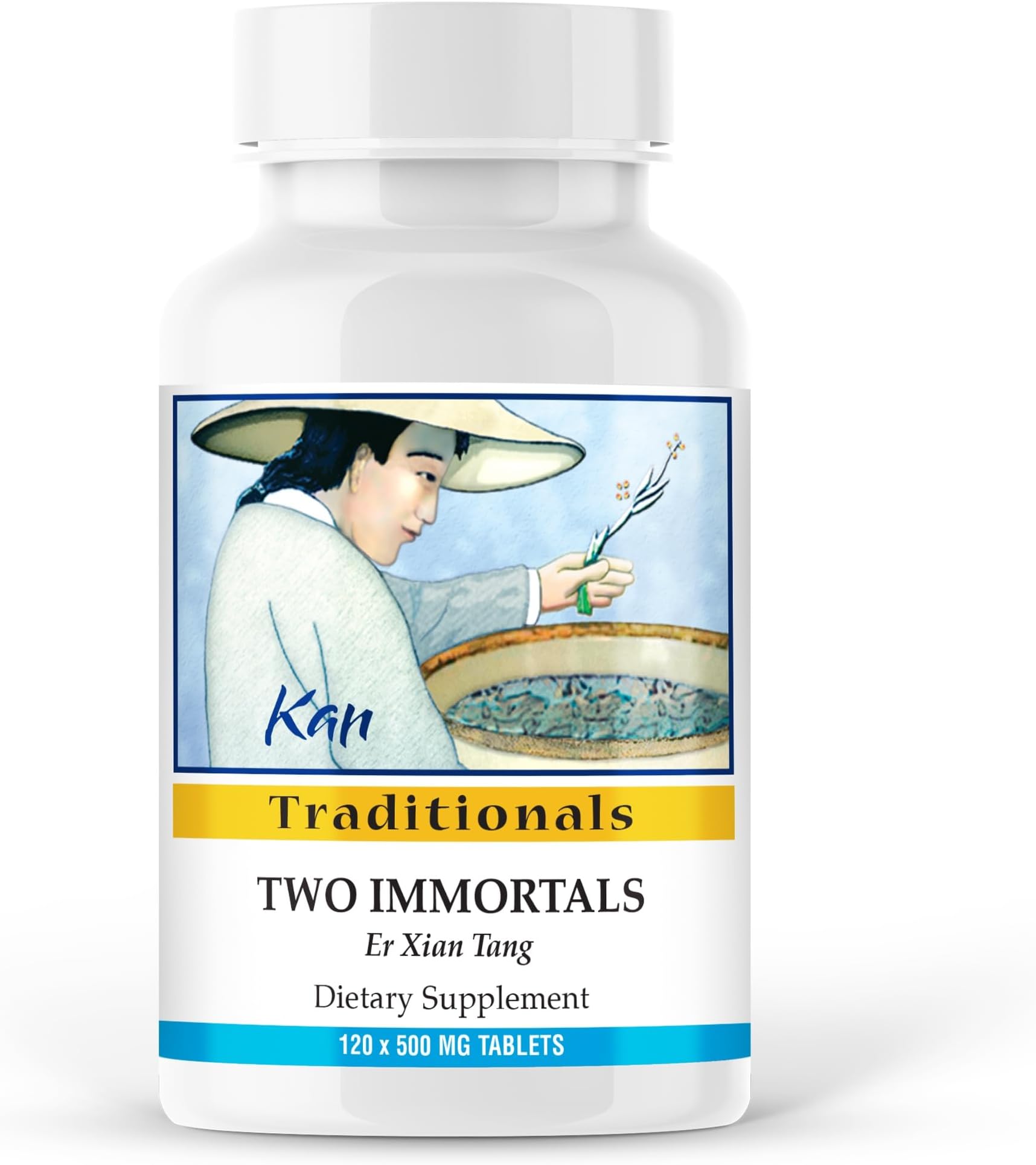 Company Two Immortals – Traditional Chinese Herbal Formula to Support Menopause and Perimenopause Wellness, Emotional Balance, and Urinary Function, Herbal Supplement, 120 Tablets