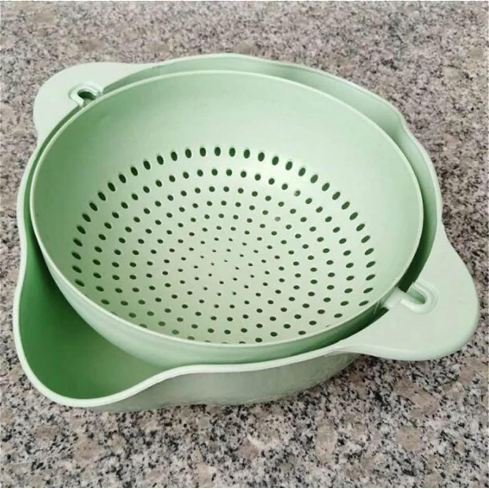 Afvoermand Voor Keuken Uittrekbaar Uitschuifbare Keukenopbergset, 2 Vergieten Aanrechtorganizer Was Groenten En Fruit, Laat Gekookte Pasta En Peulvruchten Uitlekken