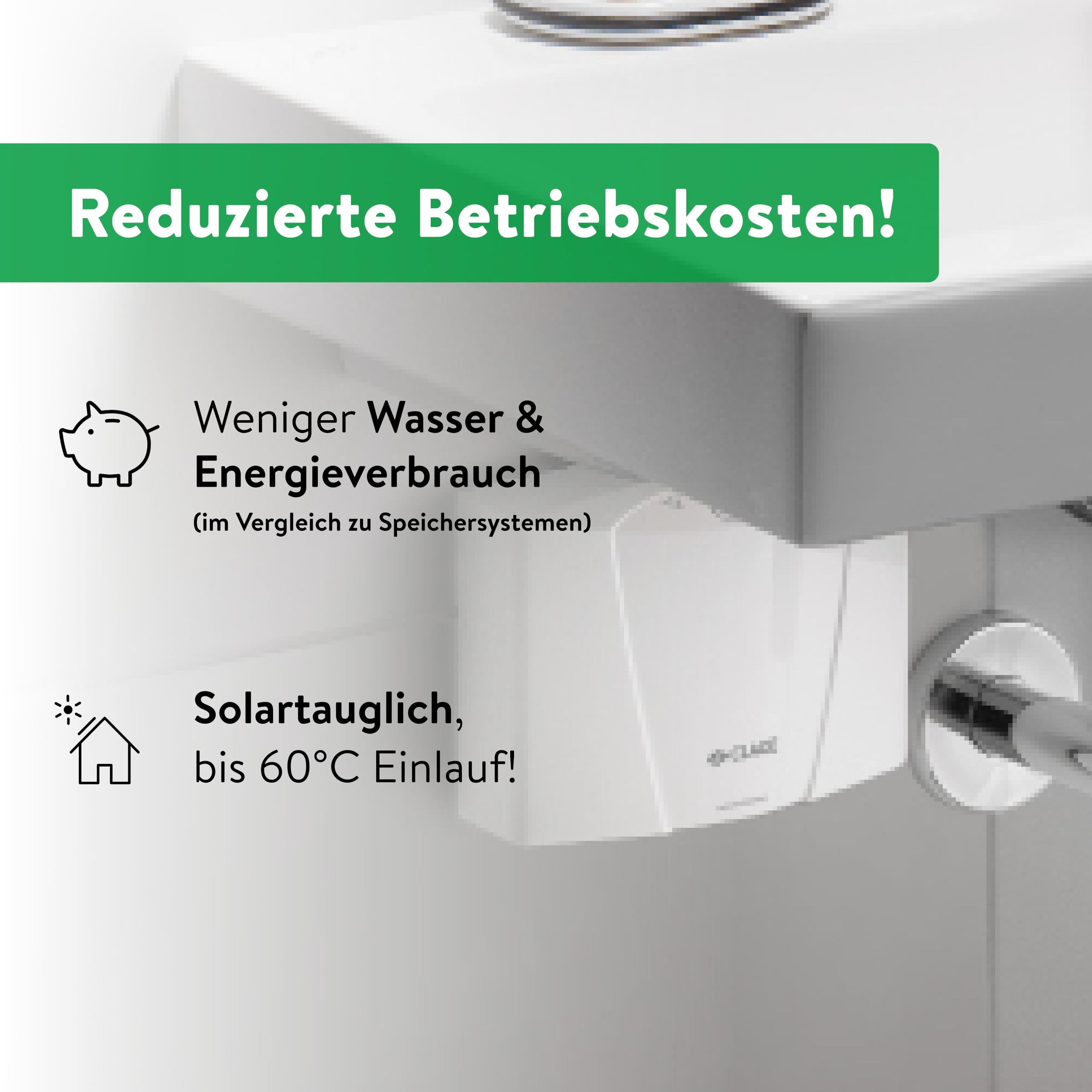 CLAGE MCX3 elektronischer Klein-Durchlauferhitzer fürs Handwaschbecken, energiesparend, 3,5 kW mit Stecker, druckfest + drucklos, VDE-GS geprüft, 1500-15003