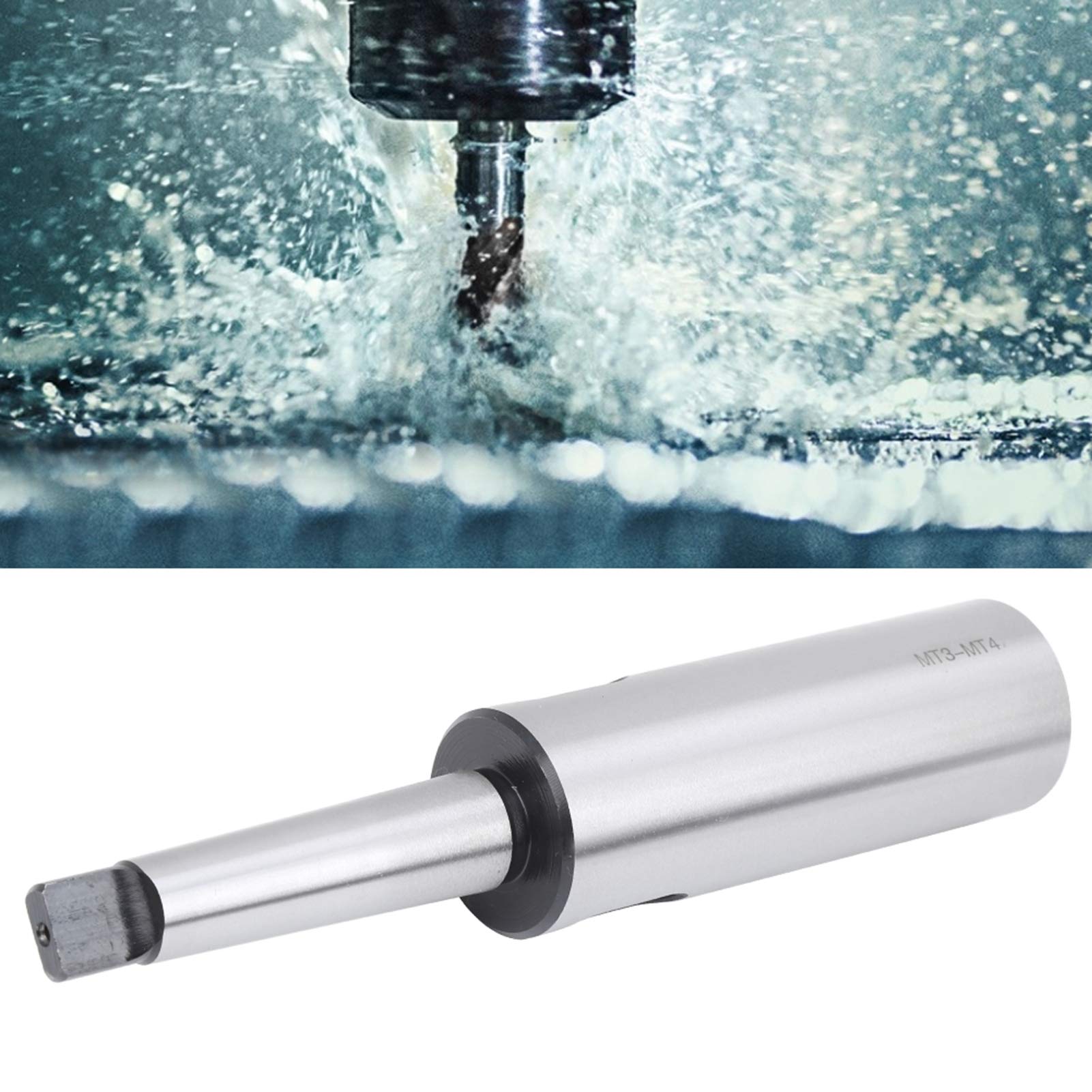 Adapter Redukcyjny Tulei Wiertła Stożkowego Stalowego Wydłużony do Frezowania CNC MT3-MT4 Stal Szybkotnąca 1 Jednostka
