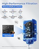 Vista 5 de Waterdrop Filtro de agua certificado NSF 42, repuesto para todos los sistemas de filtración de grifos PUR®, PUR® PLUS, filtro de agua Pur® RF-9999®