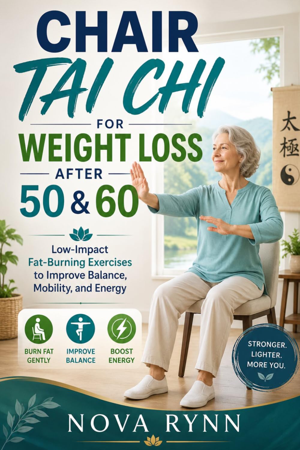 CHAIR TAI CHI FOR WEIGHT LOSS AFTER 50 & 60: Low-Impact Fat-Burning Exercises to Improve Balance, Mobility, and Energy