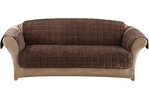 Deluxe Sure Fit Sofa Cover for Pet - Chocolate