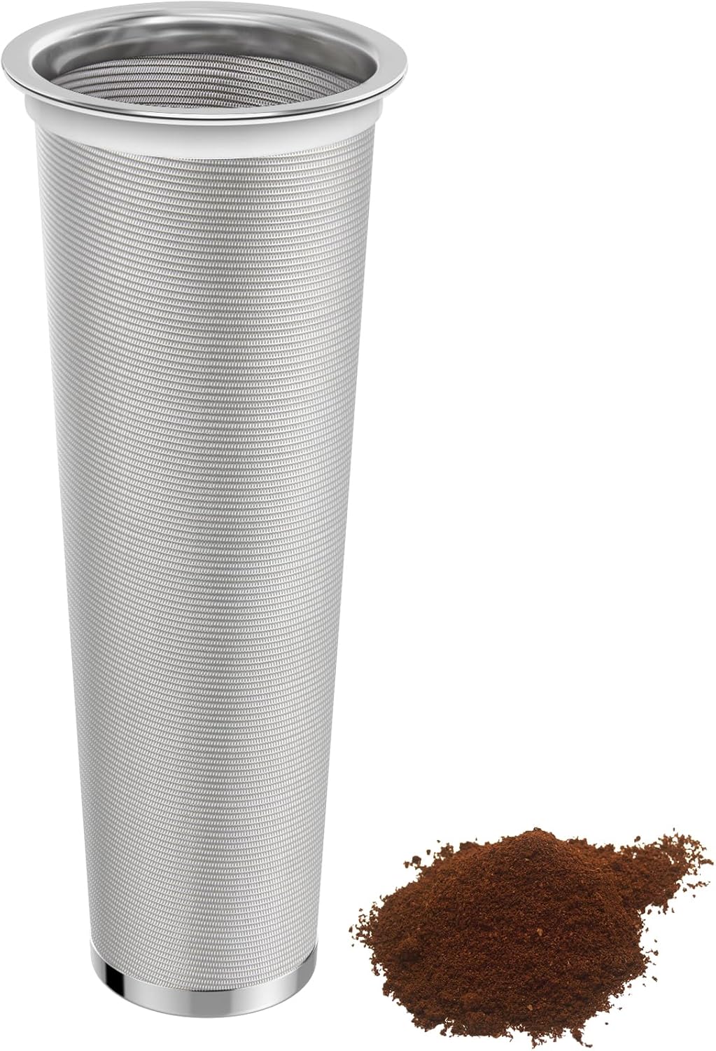 Cold Brew Coffee Filter for 32oz Wide Mouth Mason Jars, Fine Mesh, 304 Stainless Steel Strainer with Seal Ring, Reusable Cold Brew Filter for Iced Coffee Maker, Sun Tea and More Cold Brew Coffee Filter for 32oz Wide Mouth Mason Jars, Fine Mesh, 304 Stainless Steel Strainer with Seal Ring, Reusable Cold Brew Filter for Iced Coffee Maker, Sun Tea and More